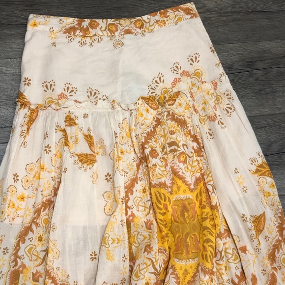Free People Farrah Drop Waist Maxi Skirt Print - Picture 5 of 10
